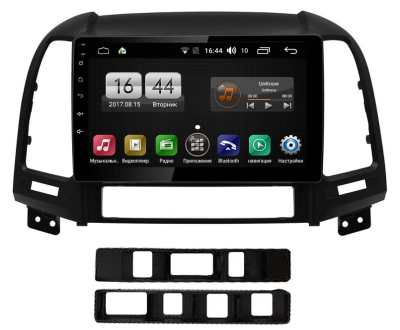 Штатная магнитола на Hyundai Santa Fe II (FL) Рестайл (2010-2012) 9 дюймов IPS DSP Android 9.0 (4 ядра, RAM 2GB, ROM 16GB) - CarBaza, характеристики