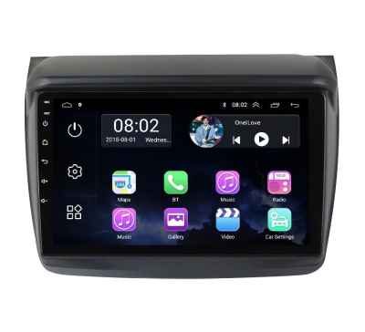 Штатная магнитола на Mitsubishi L200 IV (2006-2015) 9 дюймов IPS Android 8.1 (4 ядра, RAM 1GB, ROM 16GB) - CarBaza, характеристики