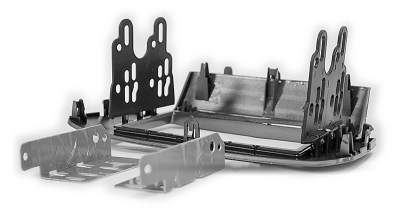 Переходная рамка для Baic BJ40 (серебристый глянец) (2013+) 2 DIN - CarBaza, характеристики