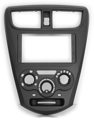 Переходная рамка для Perodua Axia (черная) (2014+) 2 DIN - CarBaza, характеристики