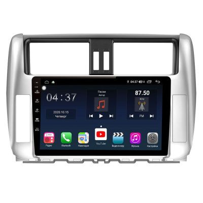 Штатная магнитола на Toyota Land Cruiser Prado 150 Дорестайл (2009-2013) 9 дюймов IPS DSP 4G (LTE) Android 10 (8 ядер, RAM 3GB, ROM 32GB) - CarBaza, характеристики