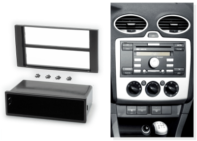 Переходная рамка для Ford S-Max I (с кондиционером) (2006-2015) 1 DIN / 2 DIN - CarBaza, характеристики