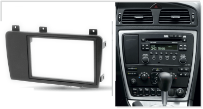 Переходная рамка для Volvo V70 II Рестайл (черная) (2004-2007) 2 DIN - CarBaza, характеристики