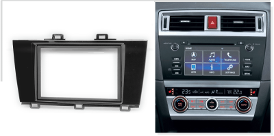 Переходная рамка для Subaru Legacy VI (BN) (черный глянец) (2014+) 2 DIN - CarBaza, характеристики