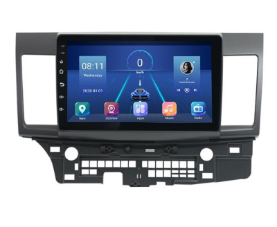 Штатная магнитола на Mitsubishi Lancer X (2007-2018) 10 дюймов IPS Android 9 (4 ядра, RAM 1GB, ROM 16GB) - CarBaza, характеристики