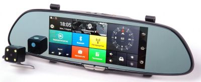 Android зеркало c 2-х канальной видеорегистрацией - CarBaza, характеристики