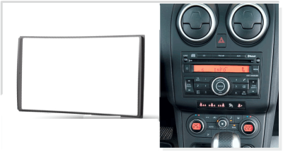 Переходная рамка для Nissan Qashqai I (J10) (2006-2013) 2 DIN - CarBaza, характеристики