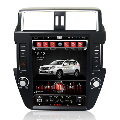 Штатная магнитола на Toyota Land Cruiser Prado 150 Рестайл (с круговым обзором) (2013-2017) 12.1 дюймов IPS DSP Android 8.1 (8 ядер, RAM 4GB, ROM 64GB) - CarBaza, характеристики