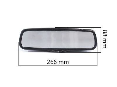 Штатное зеркало с монитором 4.3" и камерой - CarBaza, характеристики