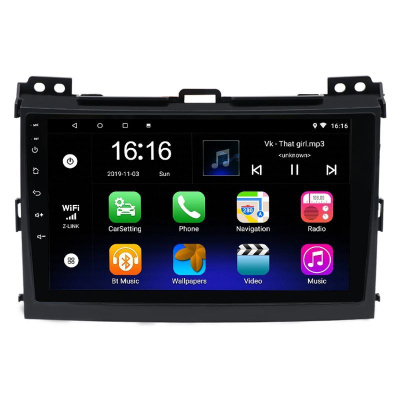 Штатная магнитола на Toyota Land Cruiser Prado 120 (2002-2009) 9 дюймов IPS Android 9.0 (4 ядра, RAM 1GB, ROM 16GB) - CarBaza, характеристики