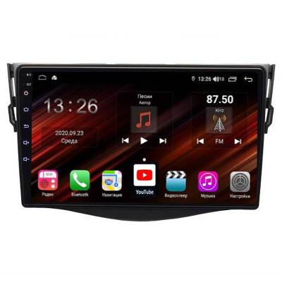 Штатная магнитола на Toyota RAV 4 III (CA30) (2005-2014) 9 дюймов IPS DSP 4G (LTE) Android 10 (8 ядер, RAM 6GB, ROM 128GB) - CarBaza, характеристики