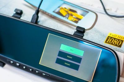 Зеркало с видеорегистратором и камерой заднего вида - CarBaza, характеристики