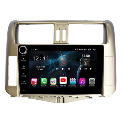 Штатная магнитола на Toyota Land Cruiser Prado 150 Дорестайл (2009-2013) 8 дюймов IPS DSP Android 10 (8 ядер, RAM 4GB, ROM 64GB) - CarBaza, характеристики