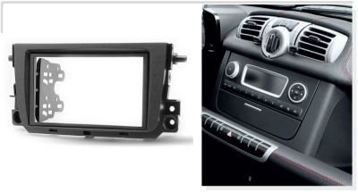 Переходная рамка для Smart ForTwo (2011+) 2 DIN - CarBaza, характеристики