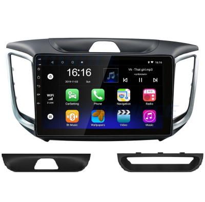Штатная магнитола на Hyundai Creta (2016+) 10 дюймов IPS Android 9.0 (4 ядра, RAM 1GB, ROM 16GB) - CarBaza, характеристики