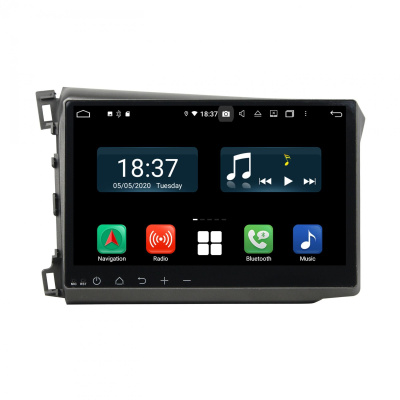 Штатная магнитола на Honda Civic IX Дорестайл Седан (2011-2015) 9 дюймов IPS DSP Android 10 (8 ядер, RAM 4GB, ROM 64GB) - CarBaza, характеристики