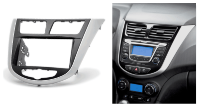 Переходная рамка для Hyundai Solaris I (2010-2017) 2 DIN - CarBaza, характеристики