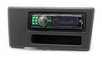 Переходная рамка для Volvo V70 II (темно-серая, с карманом) (2000-2007) 1 DIN - CarBaza, характеристики