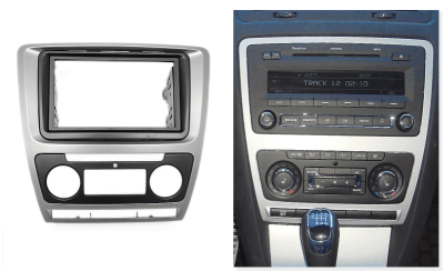 Переходная рамка для Skoda Octavia (A5) Рестайл (с климат-контролем) (2008-2013) 2 DIN - CarBaza, характеристики