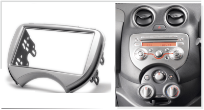 Переходная рамка для Nissan March IV (K13) Дорестайл (2010-2013) 2 DIN - CarBaza, характеристики