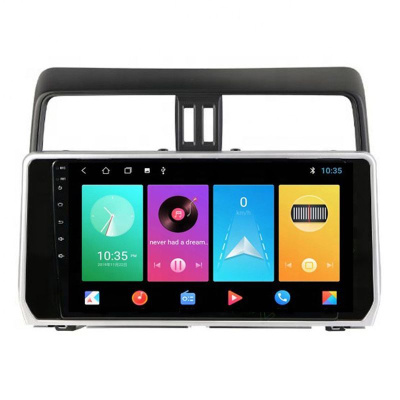 Штатная магнитола на Toyota Land Cruiser Prado 150 Рестайл 2 (2017+) 10 дюймов IPS DSP Android 9.0 (4 ядра, RAM 2GB, ROM 16GB) - CarBaza, характеристики