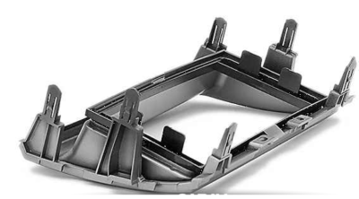 Переходная рамка для Toyota Tarago (серебристая) (2006+) 2 DIN - CarBaza, характеристики