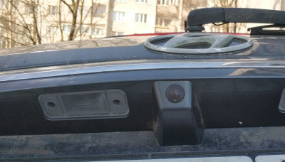 Штатная камера заднего вида для Hyundai Santa Fe II (2006 - 2012) - CarBaza, характеристики