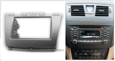 Переходная рамка для Roewe 750 (серая) (2012-2016) 2 DIN - CarBaza, характеристики