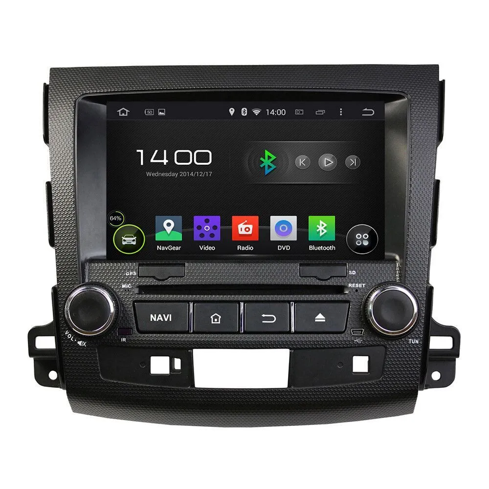 Штатная магнитола на Mitsubishi Outlander II (XL) (2005-2013) 8 дюймов IPS  DVD DSP Android 10 (8 ядер, RAM 4GB, ROM 32GB) - купить в СarBaza