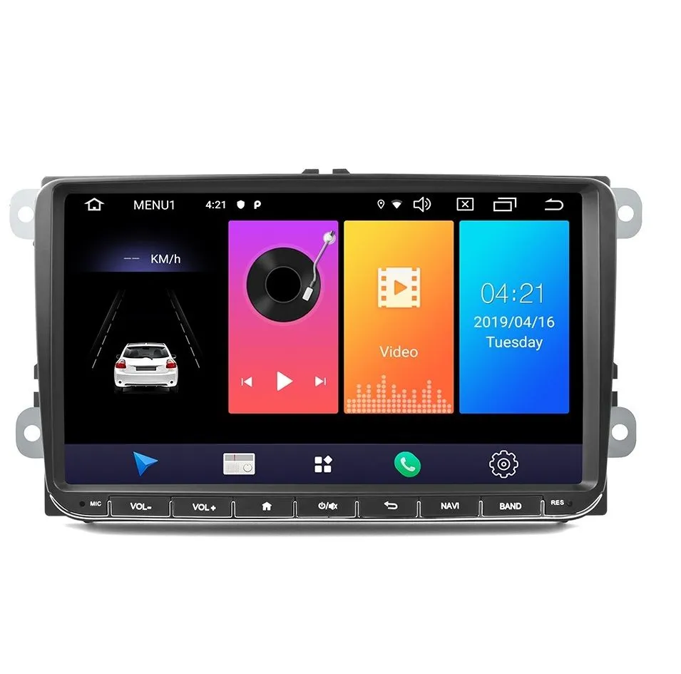 Штатная магнитола на Volkswagen Tiguan I (2007-2016) 9 дюймов IPS DSP  Android 11 (4 ядра, RAM 2GB, ROM 32GB) - купить в СarBaza