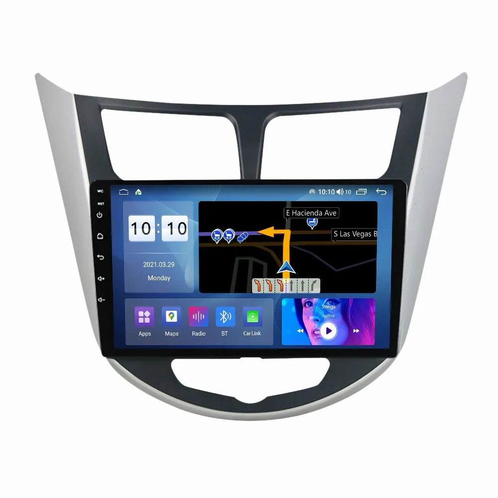 Штатная магнитола на Hyundai Accent IV (2010-2017) 9 дюймов IPS DSP Android  9.0 (8 ядер, RAM 4GB, ROM 32GB) - купить в СarBaza